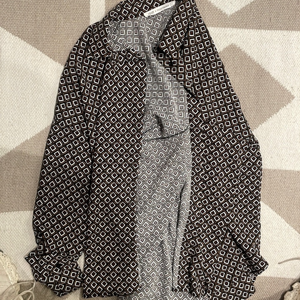 12th Tribe Oversized Button Down Print